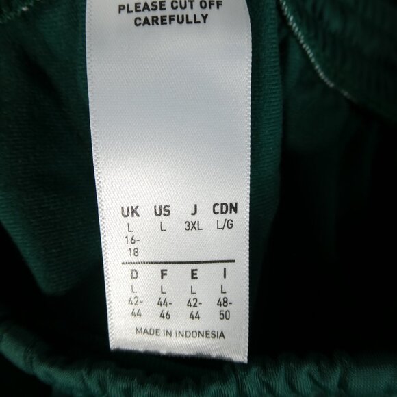 Adidas Women’s Originals Track Set Jacket M Pants L Team Dark Green Bold - Picture 13 of 16